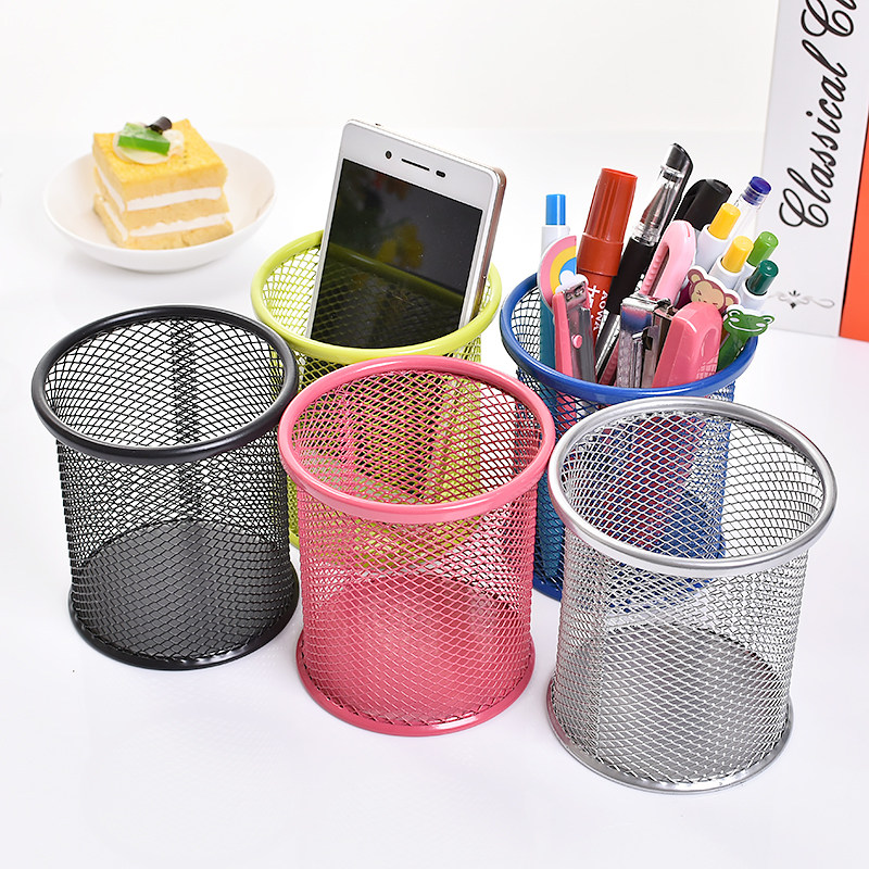 时尚少女心可爱笔筒化妆刷韩国学生小清新创意桌面摆件收纳盒文具