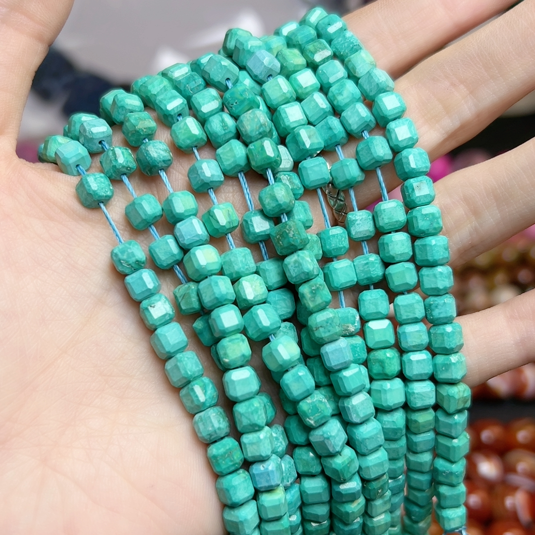 g341。松石方块5mm一条