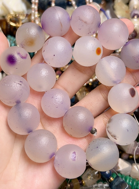 p760老玛瑙圆珠20mm一条