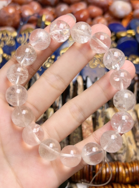 m476天然白水晶成品一条12mm