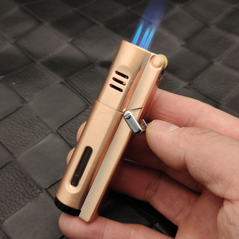 金属三火直冲蓝焰防风定制刻字