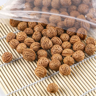 桃核枕头原料野生小桃核脑纹桃核小桃胡拍打袋桃核桃枭原料包邮