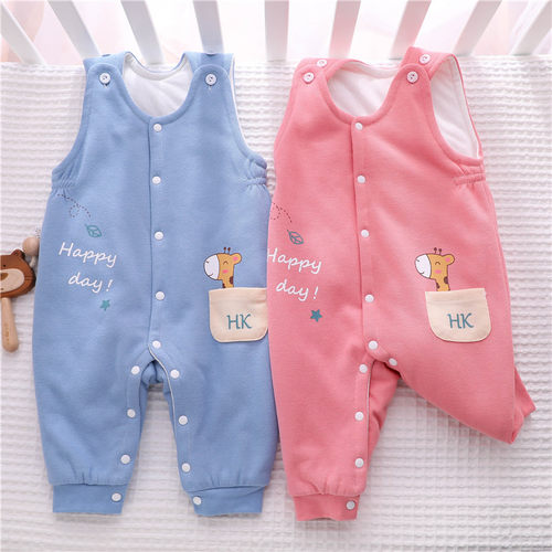 【加厚保暖】婴儿背带裤夹棉