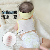 婴儿半背衣服宝宝莫代尔吊带无袖 夏天薄款 背心0一岁1夏日幼儿上衣