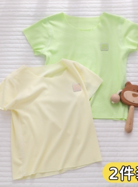 宝宝t恤短袖女薄款上衣一岁婴儿小月龄80码90男宝a类夏季短袖衣服