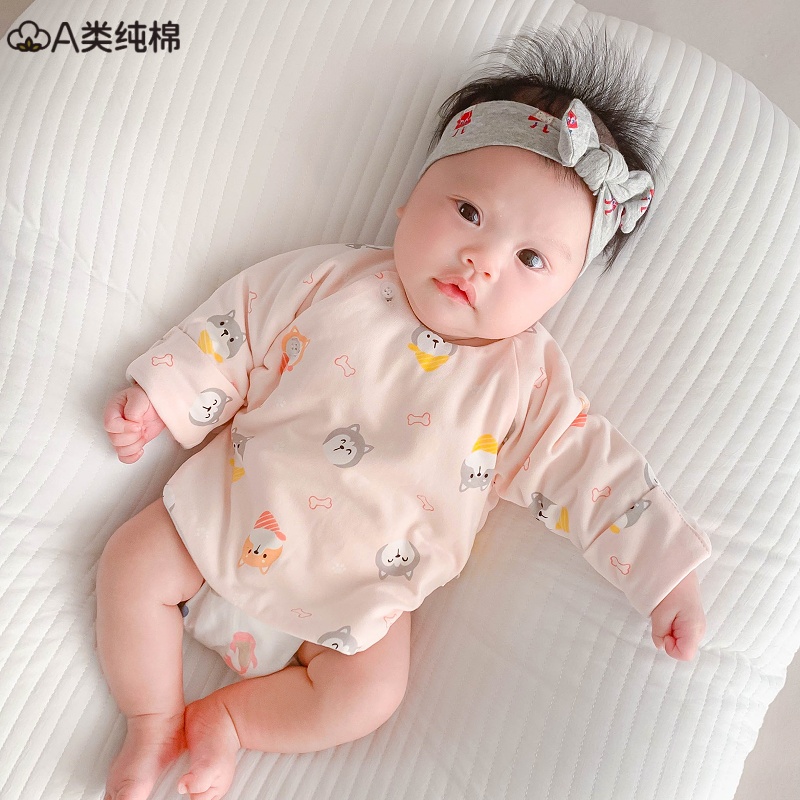 【育婴师推荐】婴儿夹棉半背衣