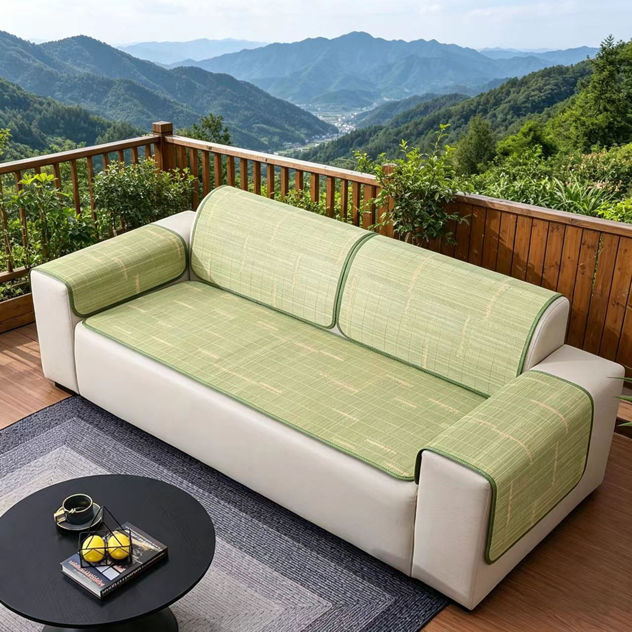 厂家直供竹席沙发垫夏季凉席垫防滑家用客厅沙发凉垫可定制尺寸