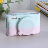 适用佳能g7x2相机SX730HS保护套SX740防撞硅胶套CANON G7X3收纳包