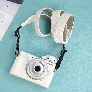 适用索尼zv1f相机包SONY 饰 ZV1保护套zv1m2可爱底座挂绳热靴盖装