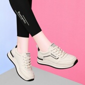 旅游鞋 气质女款 舒适休闲鞋 真皮小白鞋 N字运动鞋 软底2026春秋新款
