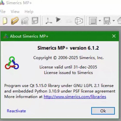 Simerics MP+ 6.1.2 软件不限制机器安装