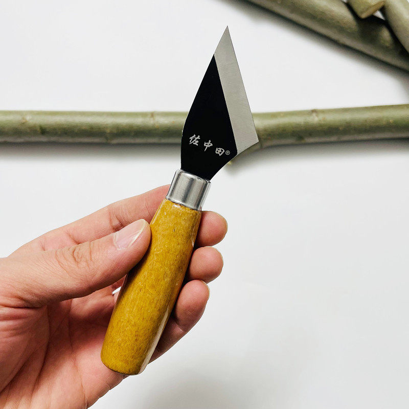 石榴树树苗嫁接刀手工锋钢芽树接刀专业园林果树嫁接器接芽工具刀