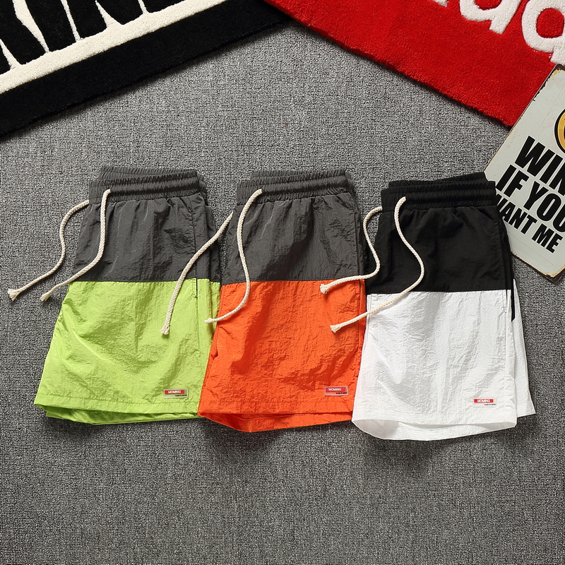 三分裤男夏季薄款男生短裤运动休闲3分裤子男潮宽松超短裤男学生
