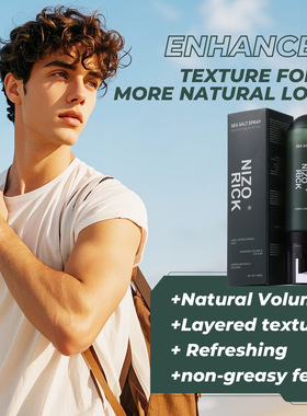 New Sea Salt Hair Spray Styling Mist for Men Hair Voluminous
