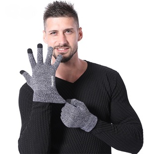 Touchscreen Warm Gloves Winter Knitted Gloves 男女触屏手套