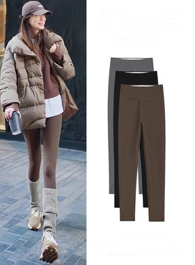 Women Winter Pants Lift Hip Warm Shark Pant Yoga Leggings 裤