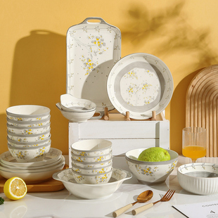 饭碗面碗特别好看 日式 陶瓷碗碟套装 家用餐具碗盘子2022新款 小碗