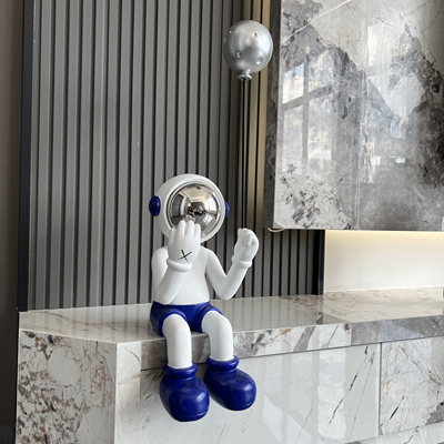 环保树脂电视柜暴力熊拿气球