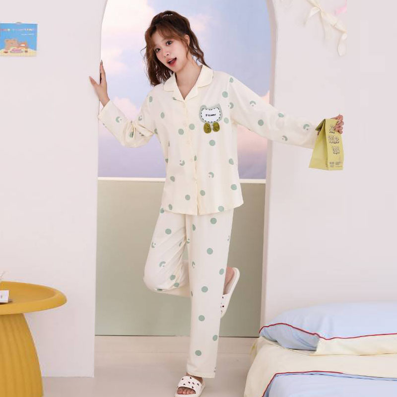 丝光爽棉怡佳棉加肥3XL大码套装4XL睡衣女款开衫5XL中老年家居服