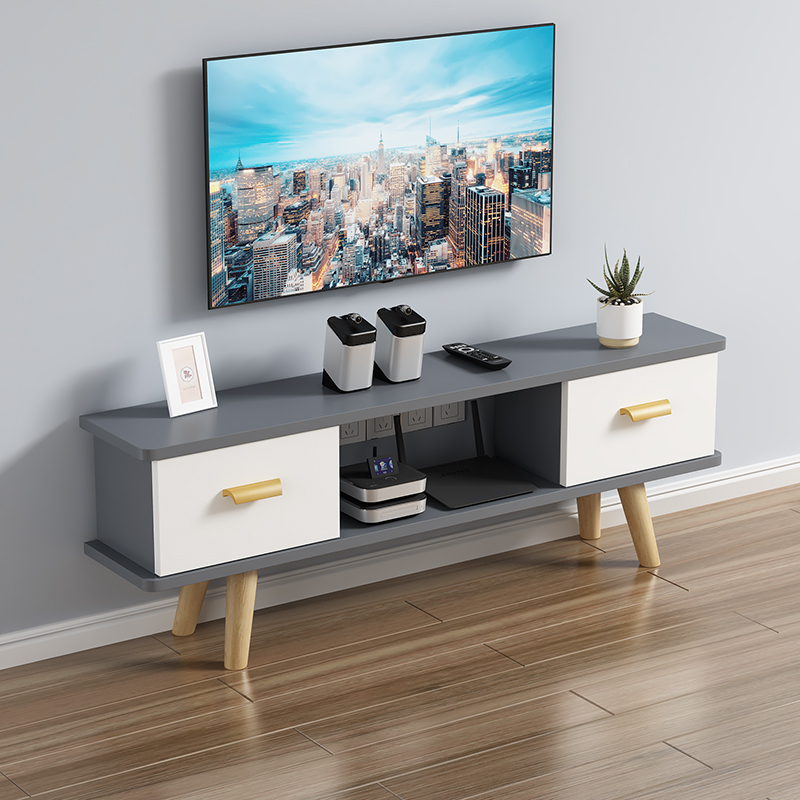 电视机柜现代简约客厅家用收纳储物柜一体简易小户型迷你电视桌柜