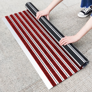 铝合金可卷式 地垫别墅门口地毯户外进门门垫室外除尘防滑脚垫定制