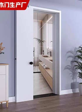 pd门折叠门卫生间厕所小洞口平折移门小户型平移推拉门无轨折叠门