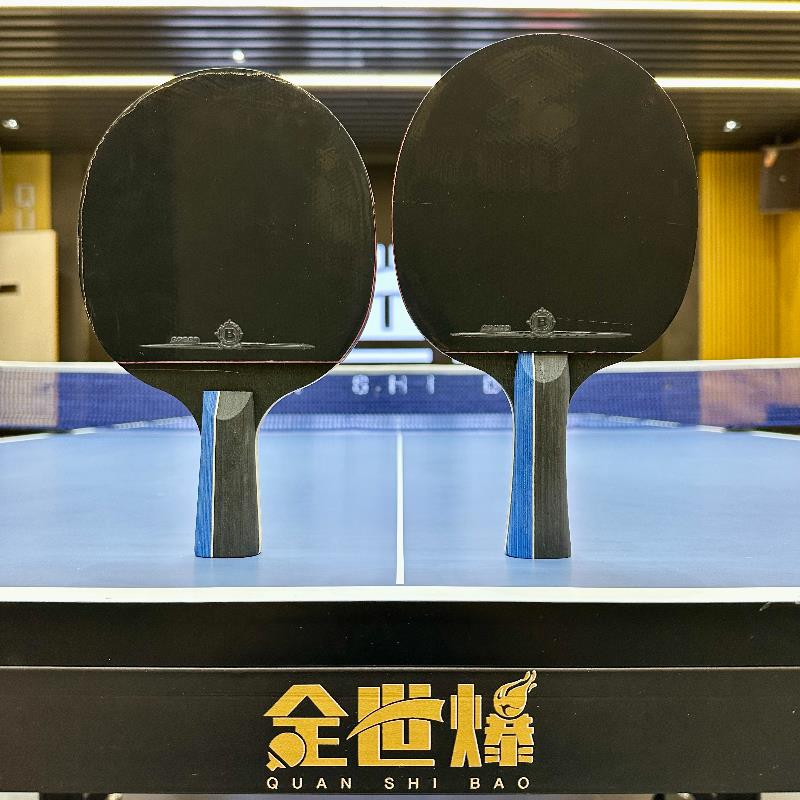 成品拍乒乓球拍专业级单拍直拍横拍碳素球板高弹兵乓球拍