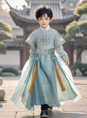 男童汉服2026新款儿童新中式古装