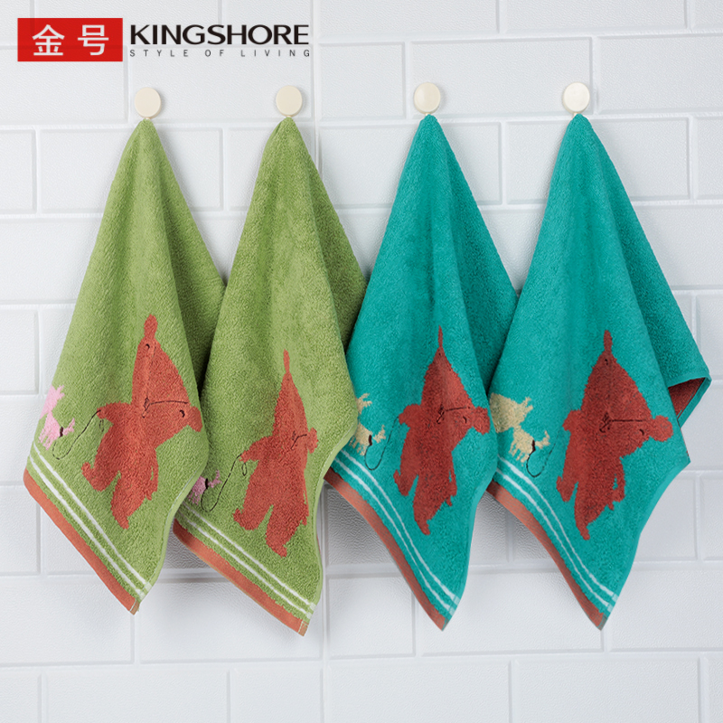 金号儿童小毛巾柔软吸水家用