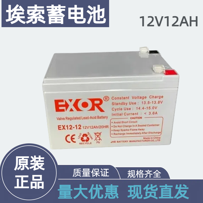 埃索蓄电池12V12AHUPS/EPS监控机房专用