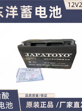 东洋蓄电池12V24AHUPS/EPS监控机房专用铅酸免维护消防主机