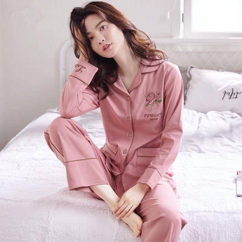 春秋款冬季大码女士可外穿家居服