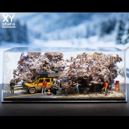 1/64场景《双向公路冬季》