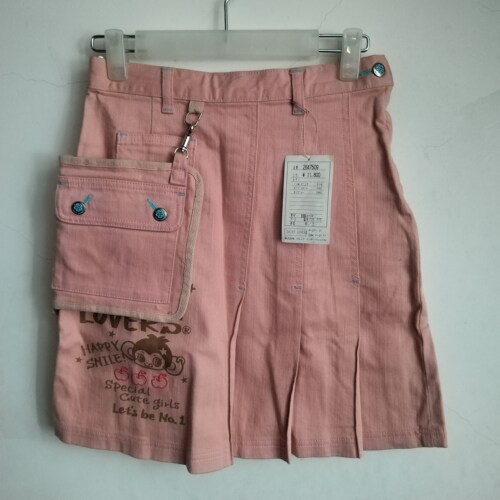 日单daisy lovers 洋红色侧边口袋休闲半身裙短裙160