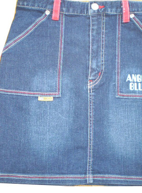 angel blus牛仔短裙160