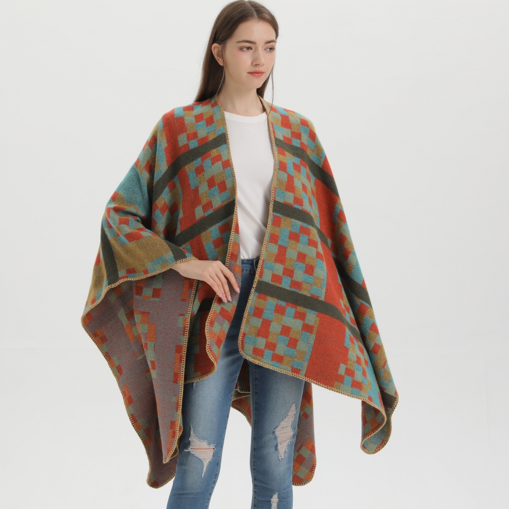 女士披肩新款四季外搭保暖仿羊绒