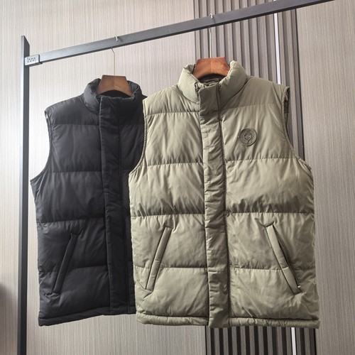 男士高街休闲立领棉马甲背心外套