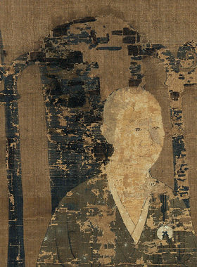1:1宋 画禅僧 大慧宗杲自赞像 真迹复制52x104cm东京国立博物馆藏