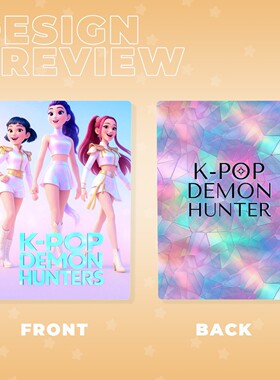 HUNTRX猎魔女团周边印花学生办公A5线圈本空白内页50张记事笔记本