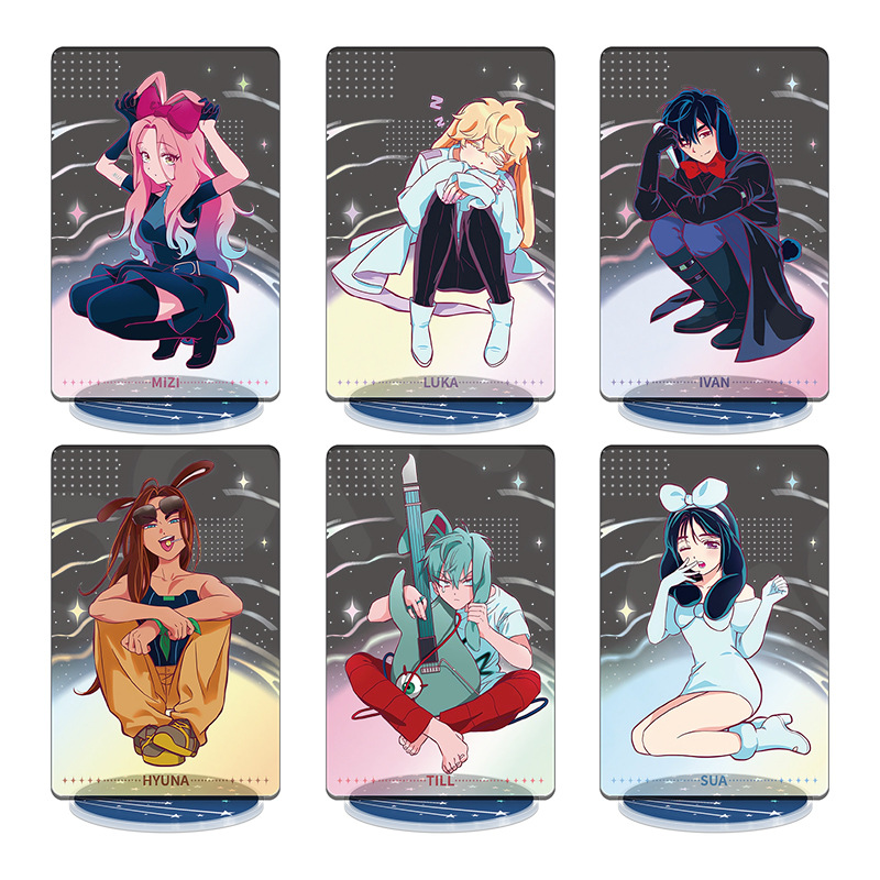 异形舞台立牌亚克力彩窗摆件礼物