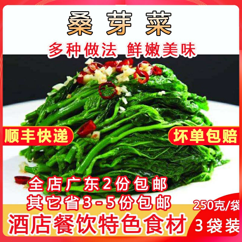 桑芽菜食用桑叶饭店酒店特色食材