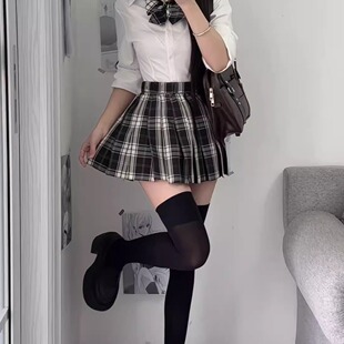 【黑板报】jk格裙日系正版原创小个子百搭半身裙校供感jk百褶裙女