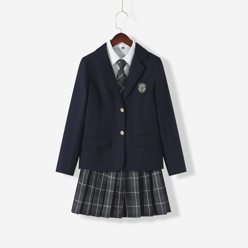 日系学院风jk制服小西服套装