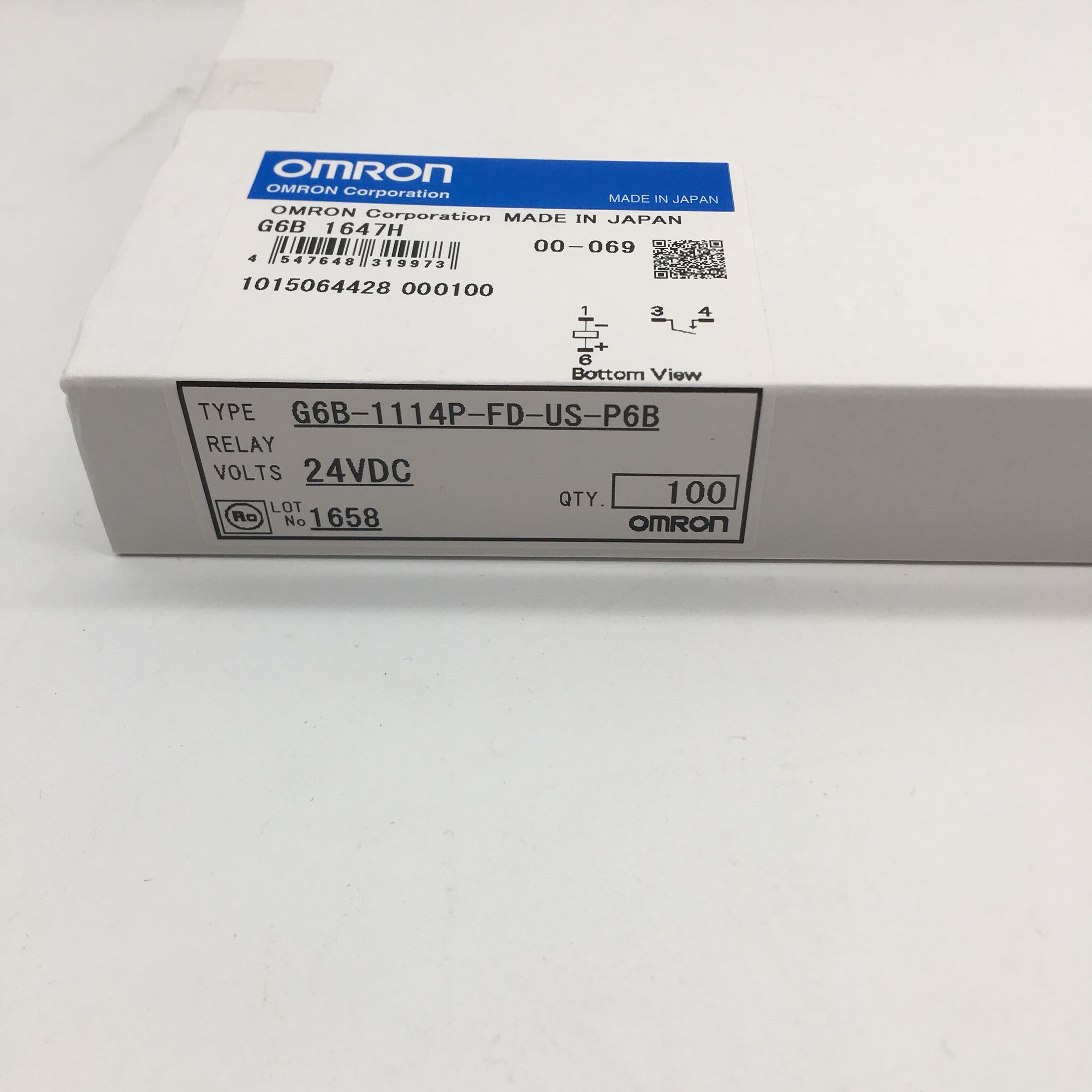 原装欧姆龙继电器g6b-1114p-fd-us-p6b 24vdc
