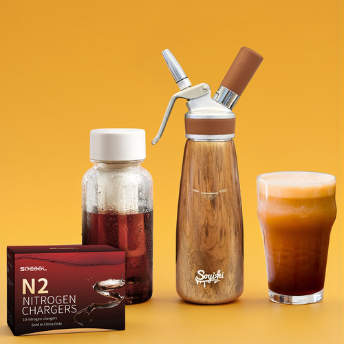 欧美木纹氮气咖啡壶套装