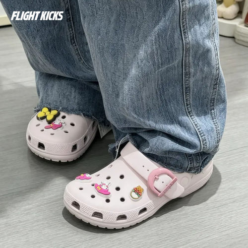 Crocs卡骆驰 洞洞鞋男女夏季新款运动沙滩鞋贝雅凉鞋 213347-5EA