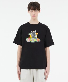 【Ohh】现货 LMC (EXCLUSIVE)BLACK RABBIT TEE 短袖t恤 韩国品牌