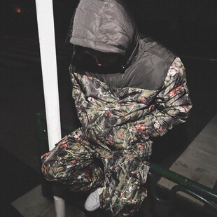 【Ohh】现货 RIPNDIP NERM & JERM TEE CAMO PUFFER JACKET 夾克