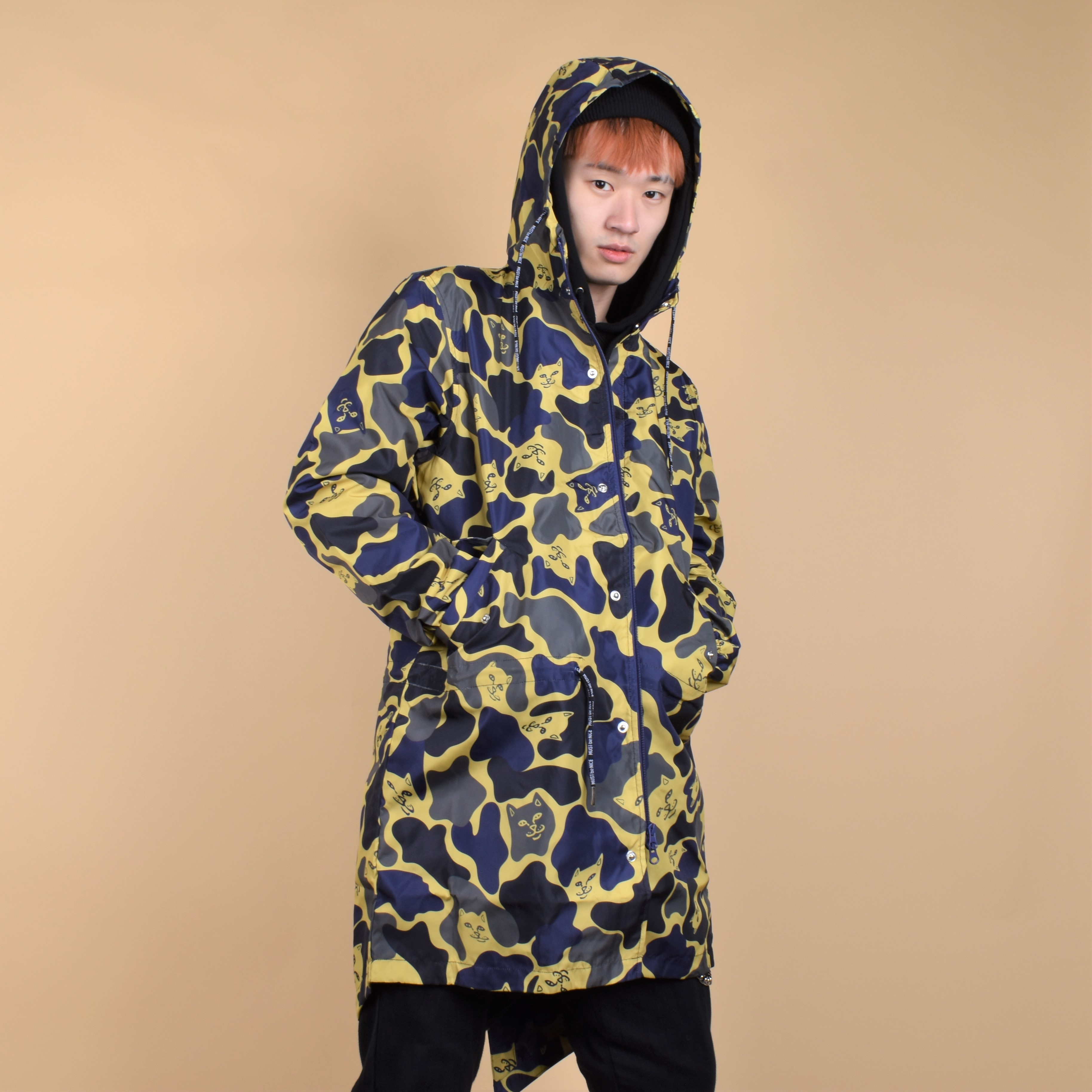 【Ohh】现货RIPNDIP NERM CAMO FISHTAIL贱猫迷彩鱼尾装夹克m51