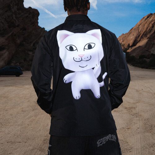 【Ohh】现货 RIPNDIP NERM-II COACHES JACKET 贱猫 夹克